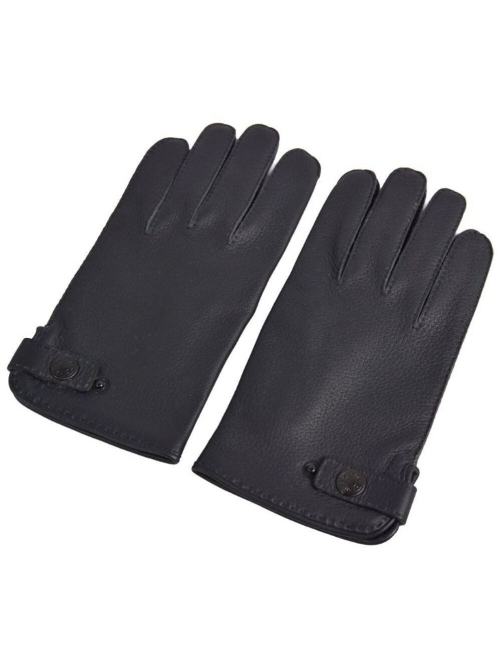 Hermes Gloves Sellier Buttons Deerskin